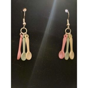Mini  pastel spoons  earrings